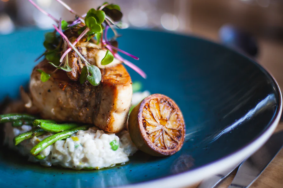 A small plated entrée